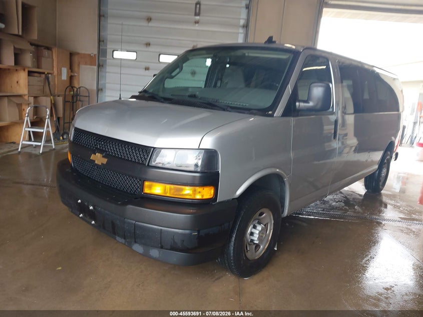 2020 Chevrolet Express VIN 1GAZGNFP6L1256753 IAAI salvage auction — REAR END, Sf97 (Wisconsin), sold $17,500 on 2026-08-27 (photo 2)