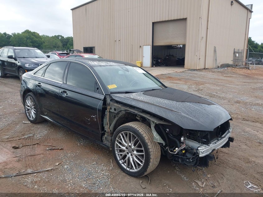 2016 Audi A6 VIN WAUFGAFC5GN018193 IAAI salvage auction — FRONT END, Wait Title, sold $2,850 on 2026-08-24 (photo 1)
