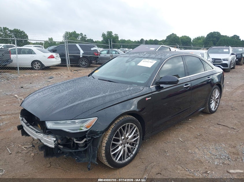 2016 Audi A6 VIN WAUFGAFC5GN018193 IAAI salvage auction — FRONT END, Wait Title, sold $2,850 on 2026-08-24 (photo 2)
