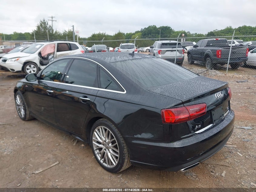 2016 Audi A6 VIN WAUFGAFC5GN018193 IAAI salvage auction — FRONT END, Wait Title, sold $2,850 on 2026-08-24 (photo 3)