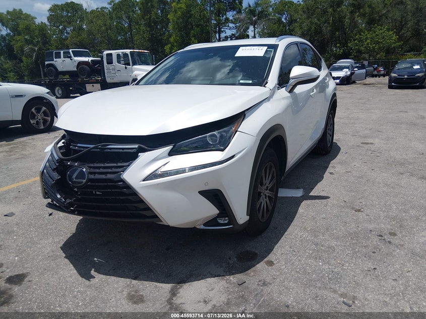2019 Lexus Nx VIN JTJBJRBZ6K2100372 IAAI salvage auction — FRONT END, Rebuildable (Florida), sold $7,000 on 2026-07-23 (photo 2)