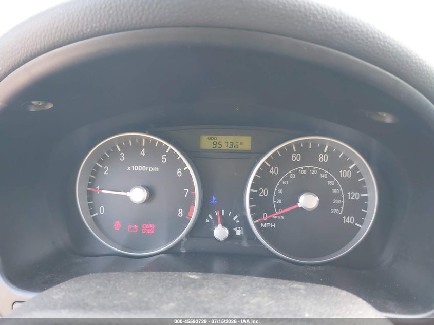 2007 Hyundai Accent VIN KMHCM36C37U038647 IAAI salvage auction — NORMAL WEAR, Original (Kentucky), sold $50 on 2026-07-21 (photo 7)