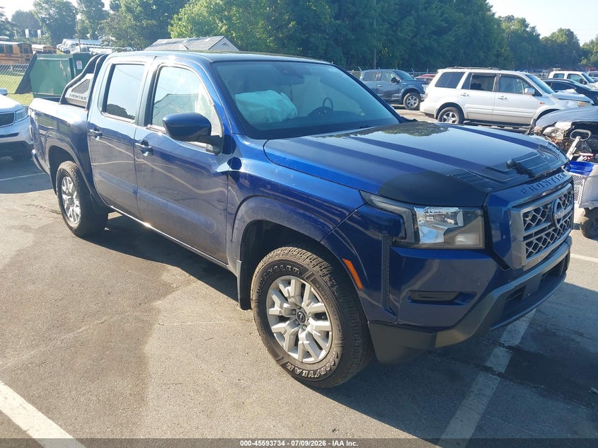 2022 Nissan Navara (frontier) VIN 1N6ED1EK1NN669329 IAAI salvage auction — LEFT FRONT, Salvage Title, sold $7,675 on 2026-08-20 (photo 1)