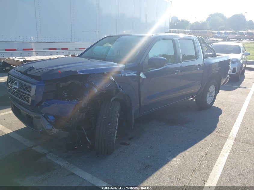 2022 Nissan Navara (frontier) VIN 1N6ED1EK1NN669329 IAAI salvage auction — LEFT FRONT, Salvage Title, sold $7,675 on 2026-08-20 (photo 2)