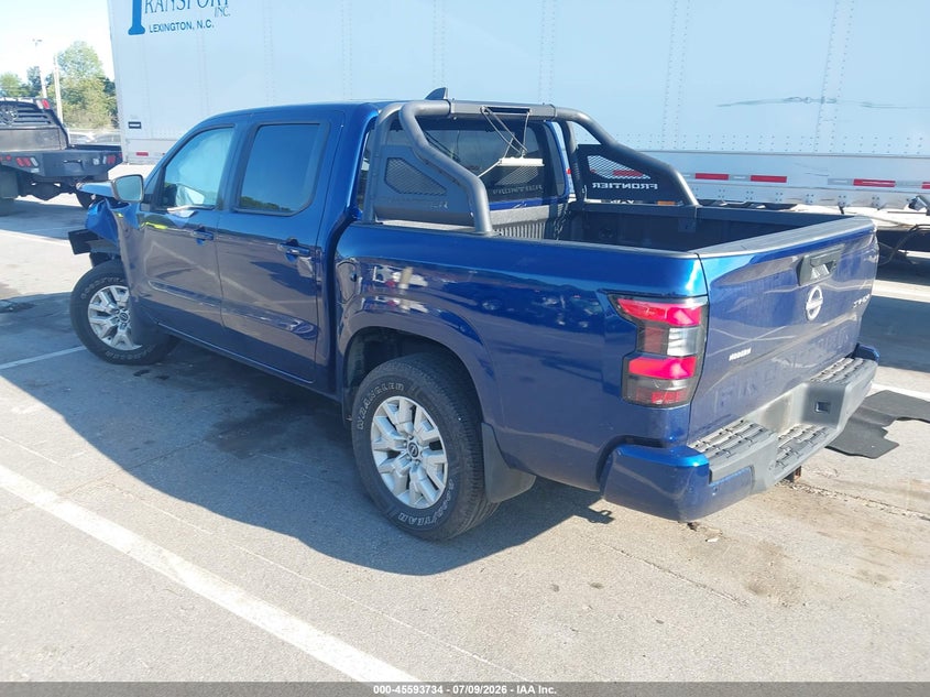 2022 Nissan Navara (frontier) VIN 1N6ED1EK1NN669329 IAAI salvage auction — LEFT FRONT, Salvage Title, sold $7,675 on 2026-08-20 (photo 3)