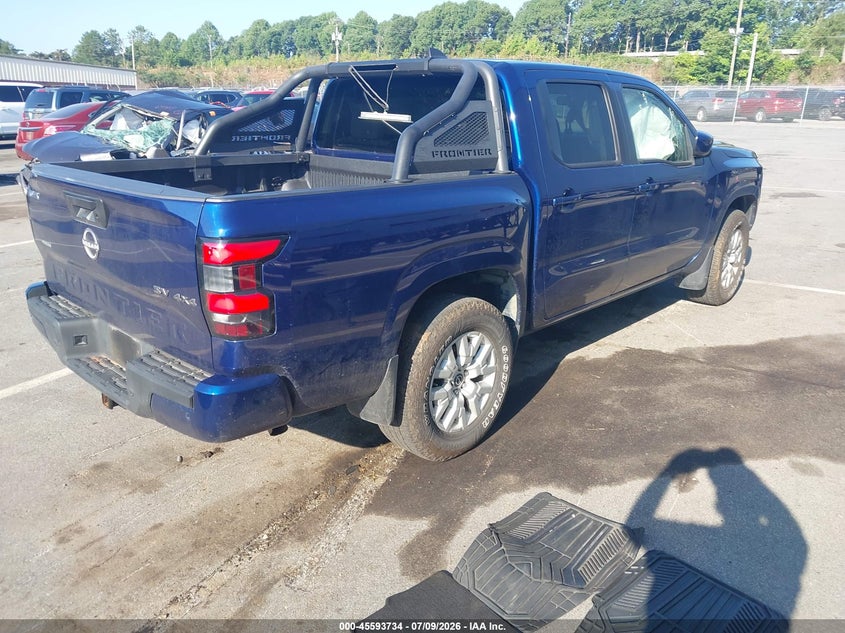 2022 Nissan Navara (frontier) VIN 1N6ED1EK1NN669329 IAAI salvage auction — LEFT FRONT, Salvage Title, sold $7,675 on 2026-08-20 (photo 4)