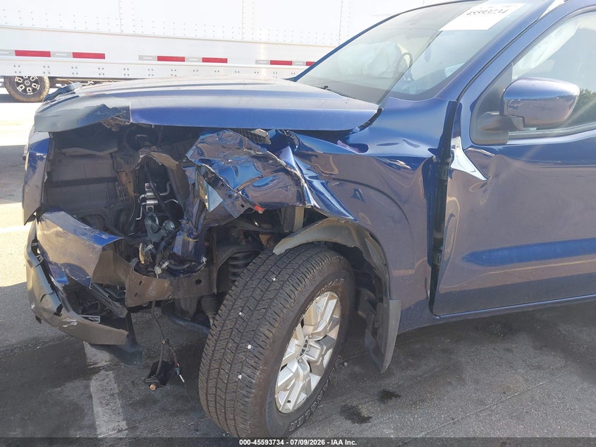 2022 Nissan Navara (frontier) VIN 1N6ED1EK1NN669329 IAAI salvage auction — LEFT FRONT, Salvage Title, sold $7,675 on 2026-08-20 (photo 6)