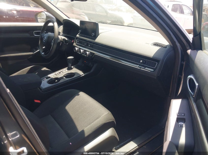2023 Honda Civic VIN 2HGFE2F24PH562846 IAAI salvage auction — FRONT END, Salvage Title, sold $7,800 on 2026-08-22 (photo 5)