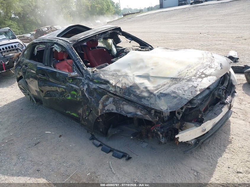2015 BMW 4er VIN WBA4A7C58FD413717 IAAI salvage auction — ROLLOVER, Clear (Indiana), sold $300 on 2026-08-19 (photo 1)