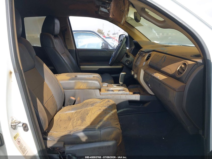 2014 Toyota Tundra VIN 5TFBY5F15EX364699 IAAI salvage auction — Burn Interior, Salvage (California), sold $7,600 on 2026-07-31 (photo 5)