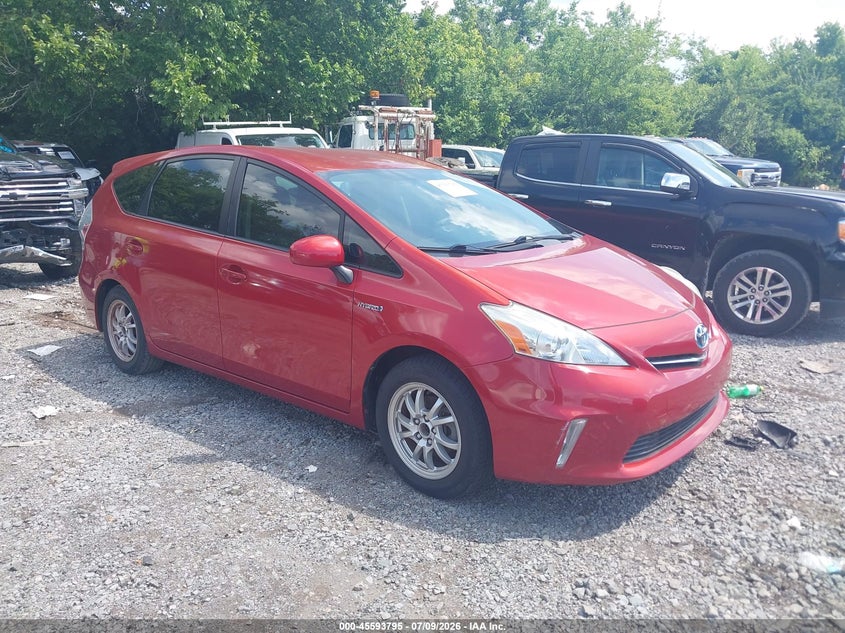 2014 Toyota Prius v VIN JTDZN3EU9EJ002384 IAAI salvage auction — NORMAL WEAR, Clear (Tennessee), sold $3,300 on 2026-07-16 (photo 1)