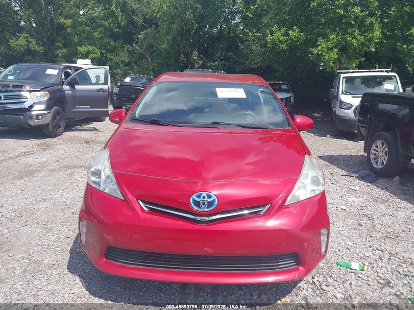 2014 Toyota Prius v VIN JTDZN3EU9EJ002384 IAAI salvage auction — NORMAL WEAR, Clear (Tennessee), sold $3,300 on 2026-07-16 (photo 6)