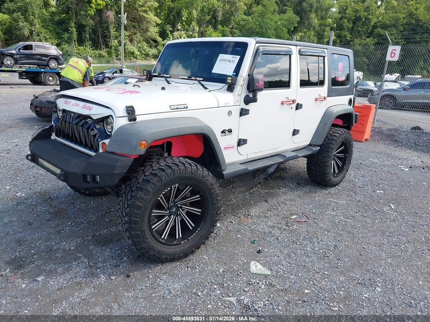 2009 Jeep Wrangler / VIN 1J4GA39109L705234 IAAI salvage auction — FRONT END, Salvage (Virginia), sold $3,100 on 2026-07-19 (photo 2)