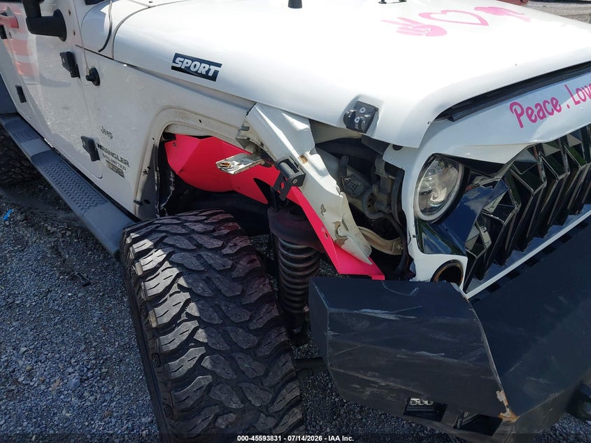 2009 Jeep Wrangler / VIN 1J4GA39109L705234 IAAI salvage auction — FRONT END, Salvage (Virginia), sold $3,100 on 2026-07-19 (photo 6)