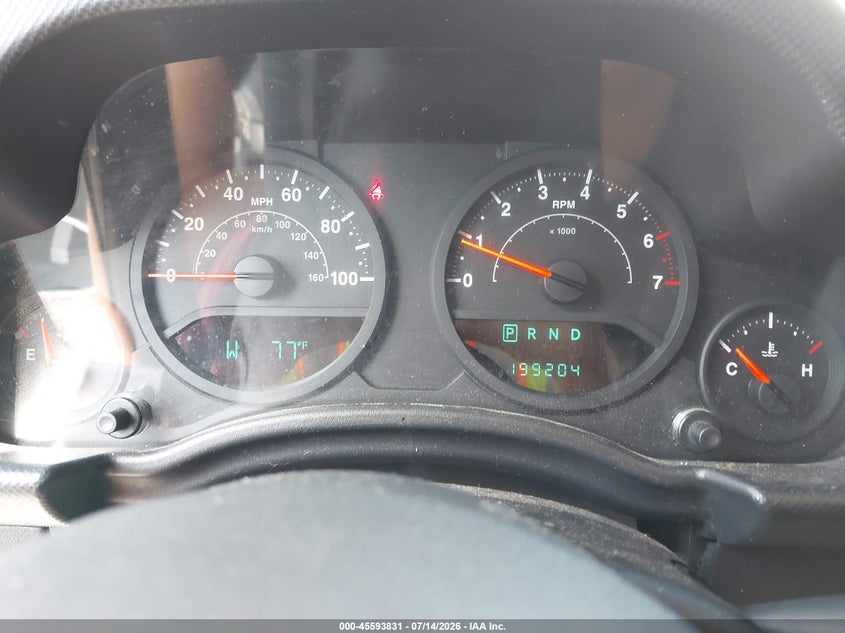 2009 Jeep Wrangler / VIN 1J4GA39109L705234 IAAI salvage auction — FRONT END, Salvage (Virginia), sold $3,100 on 2026-07-19 (photo 7)