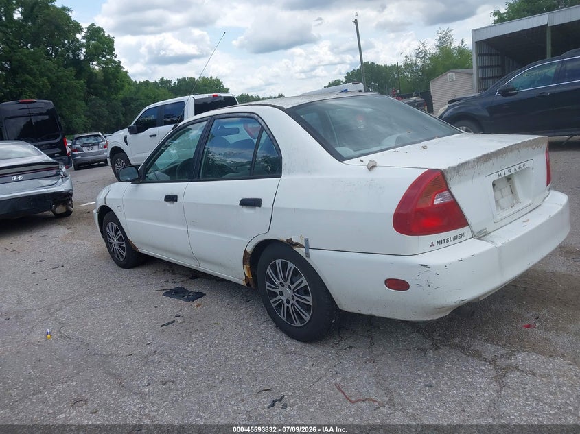 2000 Mitsubishi Mirage VIN JA3AY26C0YU029415 IAAI salvage auction — NORMAL WEAR, Clear (Kansas), sold $350 on 2026-07-15 (photo 3)