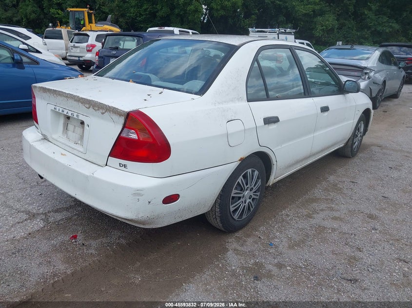 2000 Mitsubishi Mirage VIN JA3AY26C0YU029415 IAAI salvage auction — NORMAL WEAR, Clear (Kansas), sold $350 on 2026-07-15 (photo 4)