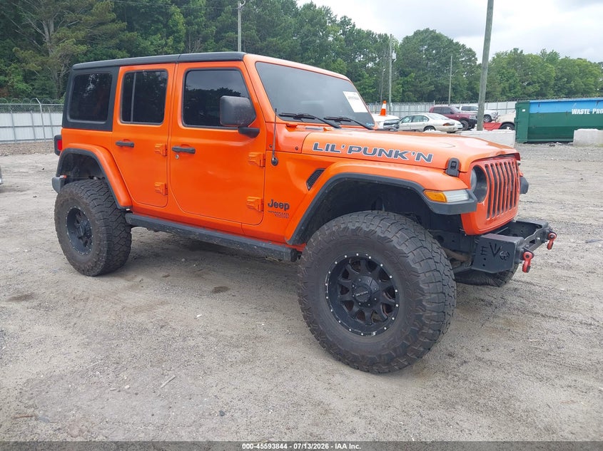 2018 Jeep Wrangler / VIN 1C4HJXDN6JW196863 IAAI salvage auction — FRONT END, Salvage (Idaho), sold $9,900 on 2026-07-30 (photo 1)