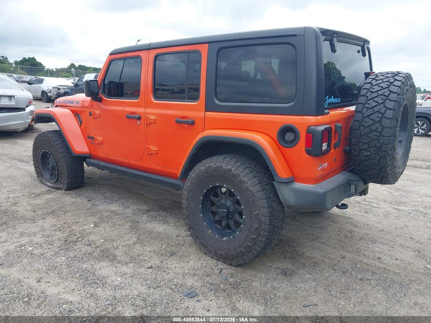 2018 Jeep Wrangler / VIN 1C4HJXDN6JW196863 IAAI salvage auction — FRONT END, Salvage (Idaho), sold $7,300 on 2026-07-29 (photo 3)