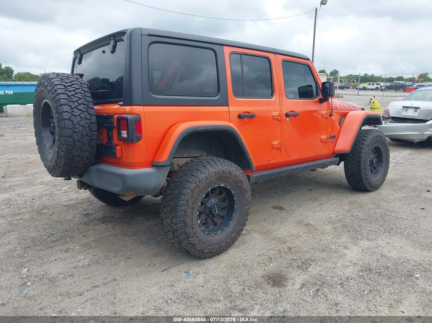 2018 Jeep Wrangler / VIN 1C4HJXDN6JW196863 IAAI salvage auction — FRONT END, Salvage (Idaho), sold $7,300 on 2026-07-29 (photo 4)