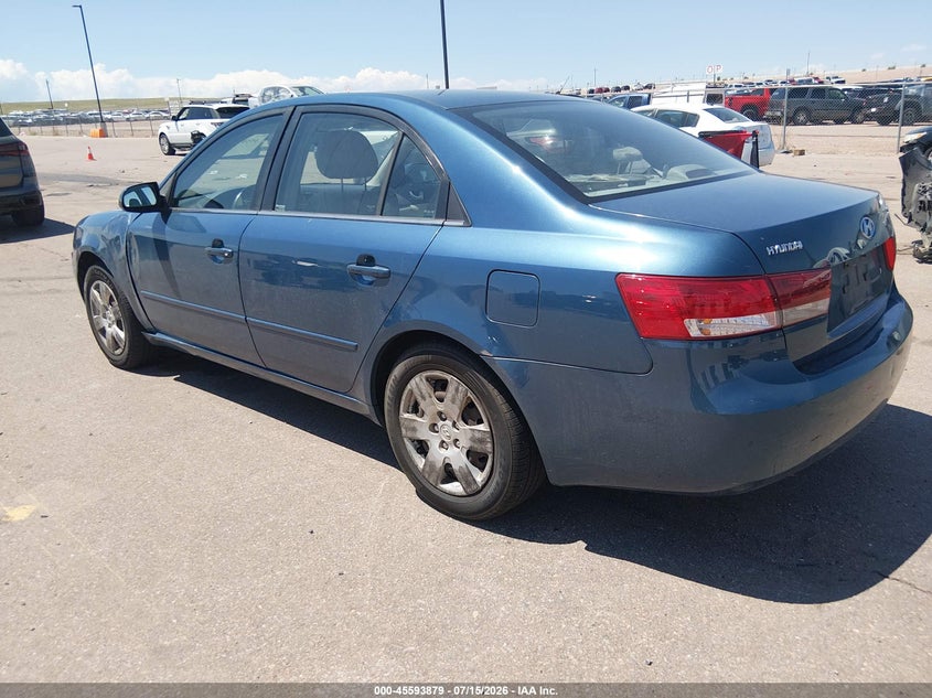 2007 Hyundai Sonata VIN 5NPET46C17H229743 IAAI salvage auction — NORMAL WEAR, Clear (Colorado), sold $150 on 2026-07-29 (photo 3)