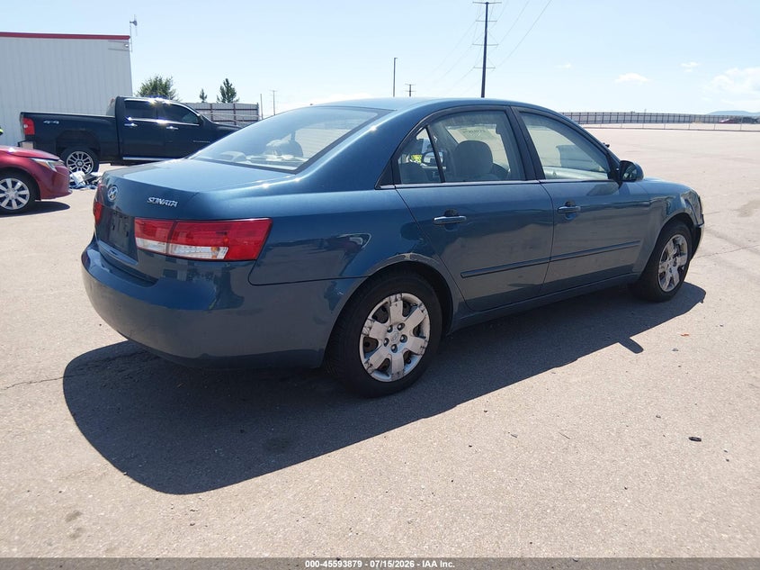 2007 Hyundai Sonata VIN 5NPET46C17H229743 IAAI salvage auction — NORMAL WEAR, Clear (Colorado), sold $150 on 2026-07-29 (photo 4)
