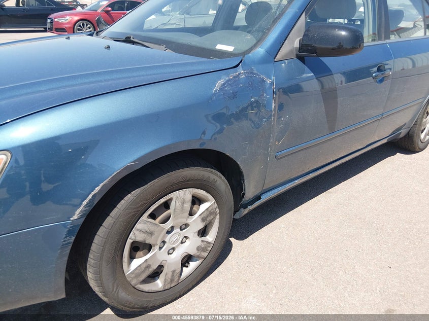 2007 Hyundai Sonata VIN 5NPET46C17H229743 IAAI salvage auction — NORMAL WEAR, Clear (Colorado), sold $150 on 2026-07-29 (photo 6)