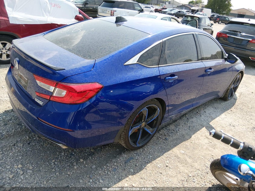 2021 Honda Accord VIN 1HGCV1F44MA046673 IAAI salvage auction — THEFT, Salvage (Illinois), sold $8,000 on 2026-08-22 (photo 4)