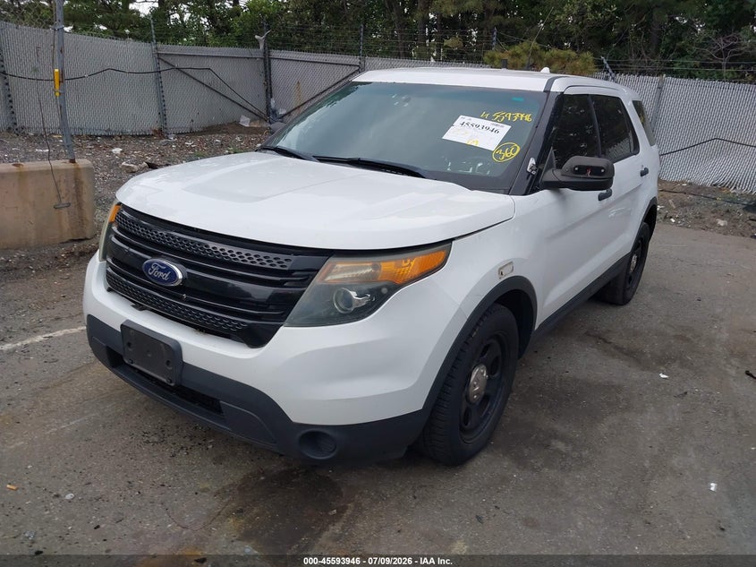 2014 Ford Police interceptor utility VIN 1FM5K8AR4EGC60603 IAAI salvage auction — NORMAL WEAR, Clear (New York), sold $725 on 2026-07-14 (photo 2)