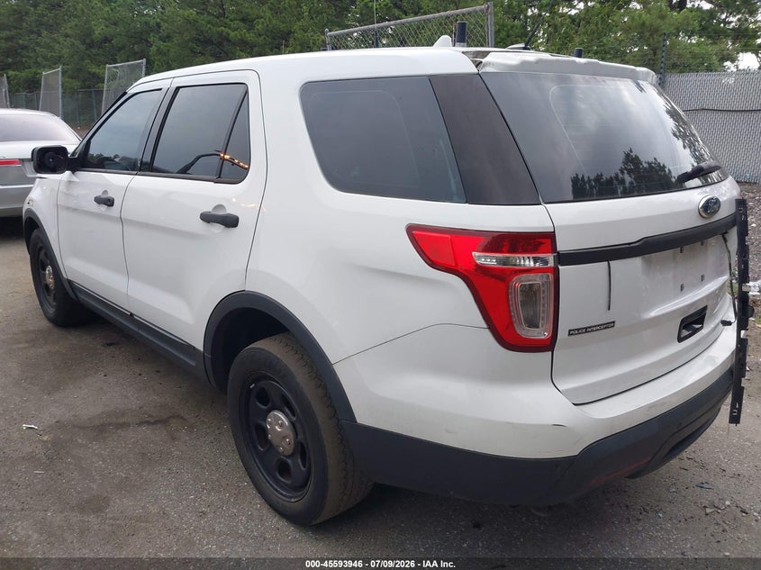 2014 Ford Police interceptor utility VIN 1FM5K8AR4EGC60603 IAAI salvage auction — NORMAL WEAR, Clear (New York), sold $725 on 2026-07-14 (photo 3)