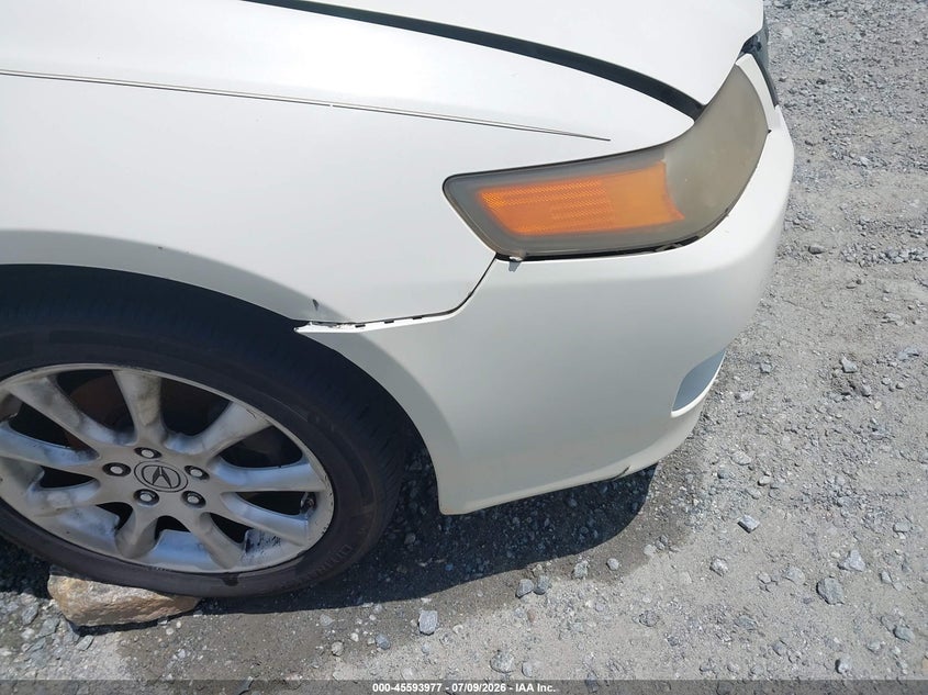 2007 Acura Tsx VIN JH4CL96927C019266 IAAI salvage auction — NORMAL WEAR, Repossession Paperwork (Georgia), sold $250 on 2026-07-28 (photo 6)