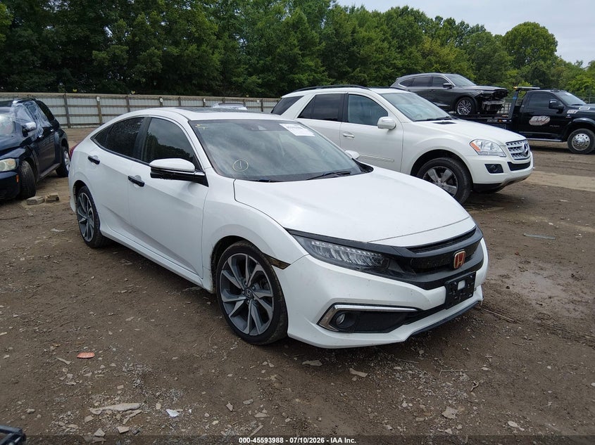 2019 Honda Civic VIN JHMFC1F98KX000348 IAAI salvage auction — SIDE, Salvage (Tennessee), sold $4,050 on 2026-07-31 (photo 1)