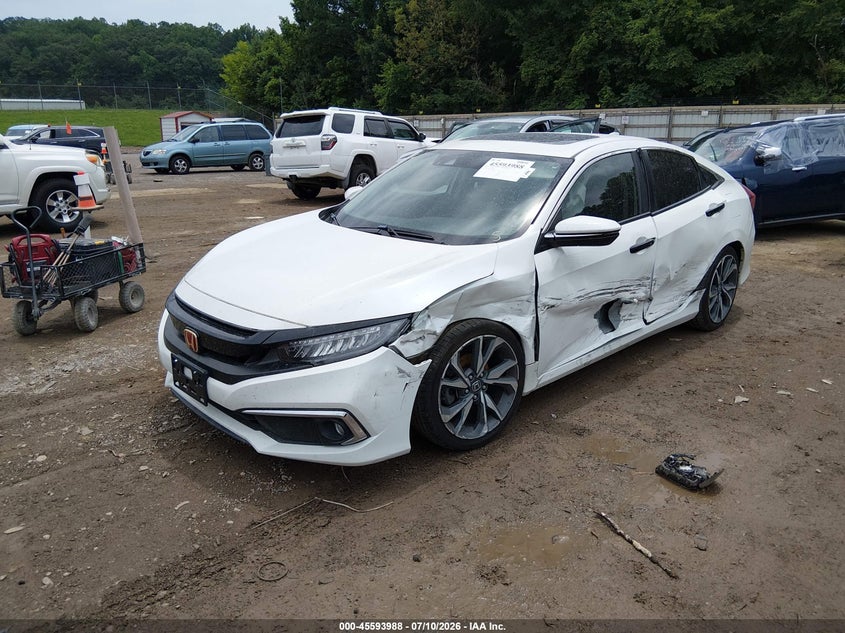 2019 Honda Civic VIN JHMFC1F98KX000348 IAAI salvage auction — SIDE, Salvage (Tennessee), sold $4,050 on 2026-07-31 (photo 2)