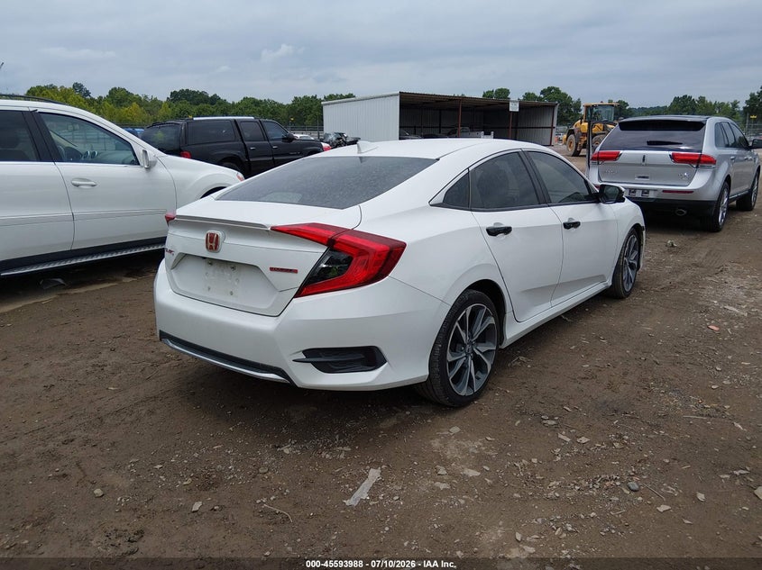 2019 Honda Civic VIN JHMFC1F98KX000348 IAAI salvage auction — SIDE, Salvage (Tennessee), sold $4,050 on 2026-07-31 (photo 4)