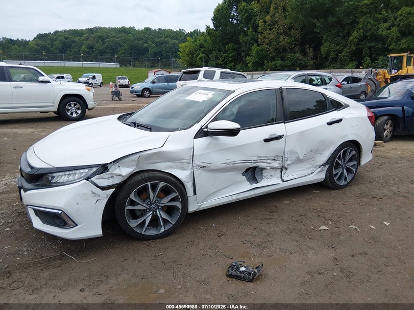 2019 Honda Civic VIN JHMFC1F98KX000348 IAAI salvage auction — SIDE, Salvage (Tennessee), sold $4,050 on 2026-07-31 (photo 6)