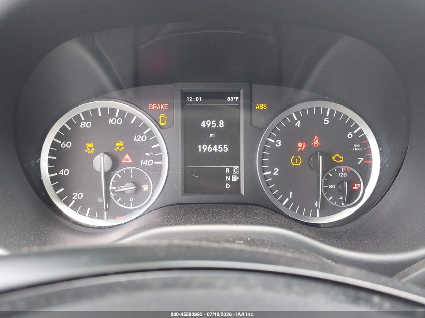 2018 Mercedes-benz Metris VIN WD4PG2EE5J3397916 IAAI salvage auction — ALL OVER, Clear (New York), sold $4,500 on 2026-07-29 (photo 7)