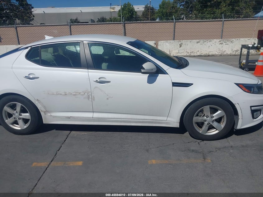 2015 Kia Optima VIN KNAGM4A72F5532932 IAAI salvage auction — NORMAL WEAR, Salvage Title, sold $1,575 on 2026-07-20 (photo 6)