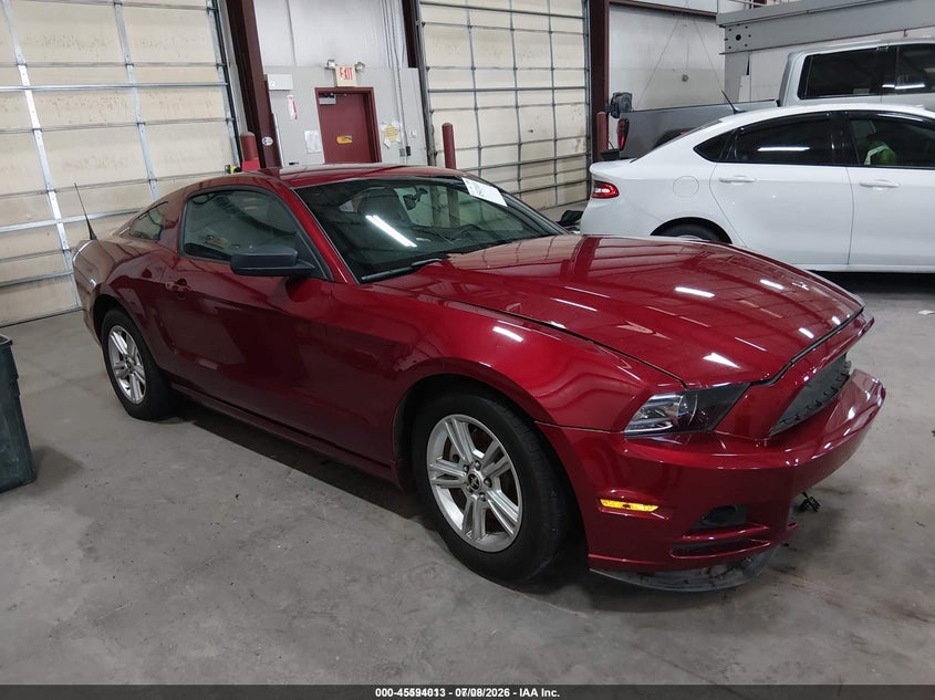2014 Ford Mustang VIN 1ZVBP8AM3E5252899 IAAI salvage auction — LEFT SIDE, Salvage (Idaho), sold $525 on 2026-07-29 (photo 1)