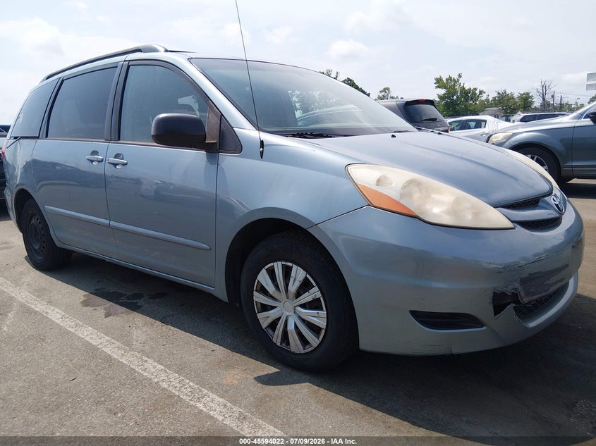 2009 Toyota Sienna VIN 5TDZK23C19S276345 IAAI salvage auction — NORMAL WEAR, Clear (New Jersey), sold $1,200 on 2026-07-13 (photo 1)