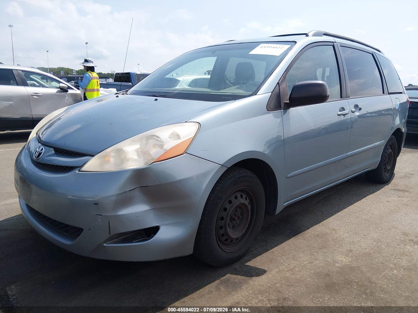 2009 Toyota Sienna VIN 5TDZK23C19S276345 IAAI salvage auction — NORMAL WEAR, Clear (New Jersey), sold $1,200 on 2026-07-13 (photo 2)