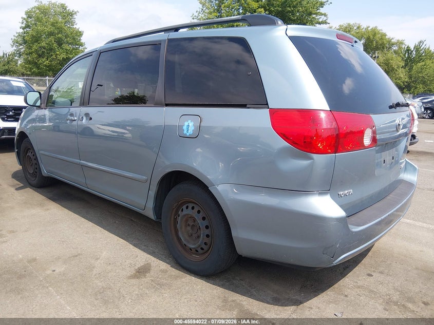 2009 Toyota Sienna VIN 5TDZK23C19S276345 IAAI salvage auction — NORMAL WEAR, Clear (New Jersey), sold $1,200 on 2026-07-13 (photo 3)