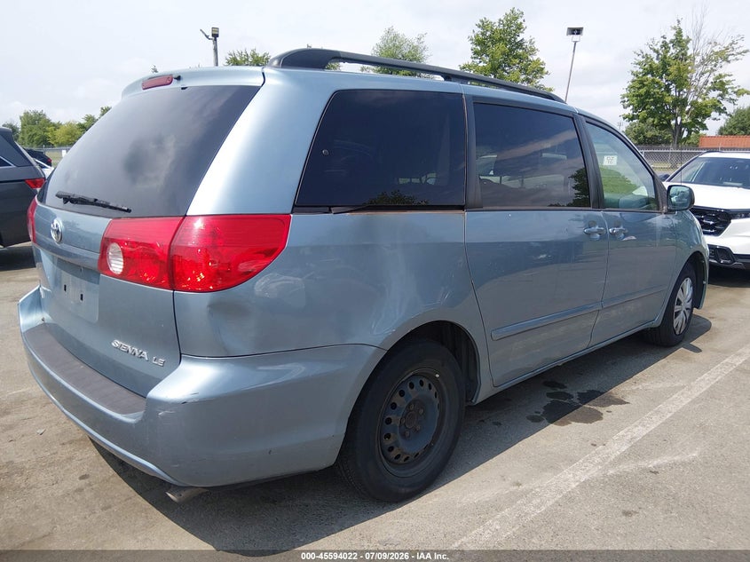 2009 Toyota Sienna VIN 5TDZK23C19S276345 IAAI salvage auction — NORMAL WEAR, Clear (New Jersey), sold $1,200 on 2026-07-13 (photo 4)