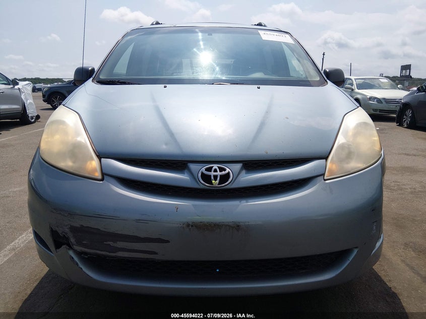 2009 Toyota Sienna VIN 5TDZK23C19S276345 IAAI salvage auction — NORMAL WEAR, Clear (New Jersey), sold $1,200 on 2026-07-13 (photo 6)