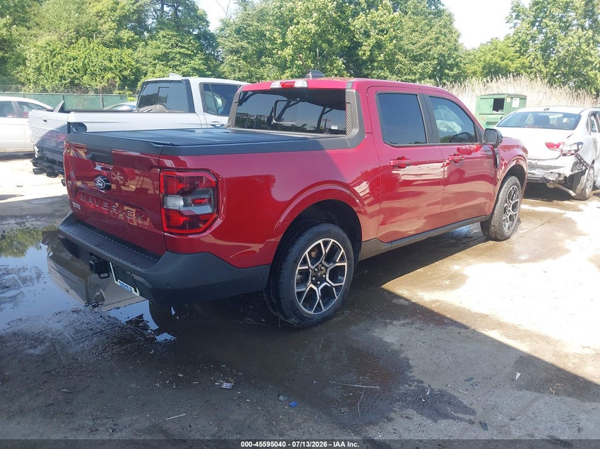 2025 Ford Maverick VIN 3FTTW8S31SRA40513 IAAI salvage auction — FRONT END, Salvage - Greater Than 75% (Maryland), sold $10,300 on 2026-07-30 (photo 4)