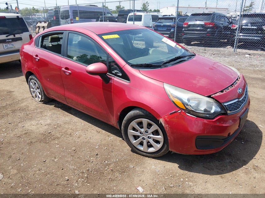 2015 Kia Rio VIN KNADM4A31F6462124 IAAI salvage auction — FRONT END, Salvage (Ohio), sold $625 on 2026-08-03 (photo 1)