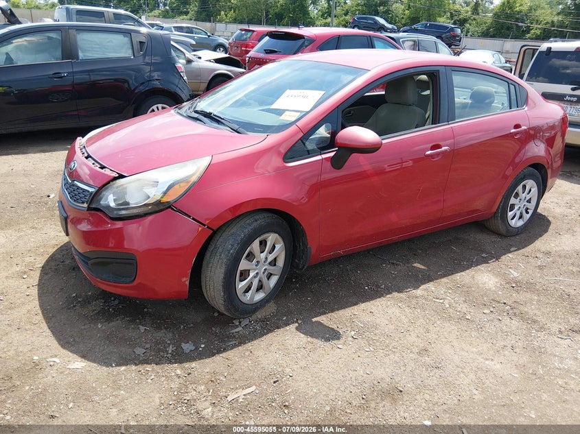 2015 Kia Rio VIN KNADM4A31F6462124 IAAI salvage auction — FRONT END, Salvage (Ohio), sold $625 on 2026-08-03 (photo 2)