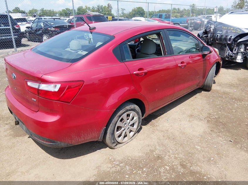 2015 Kia Rio VIN KNADM4A31F6462124 IAAI salvage auction — FRONT END, Salvage (Ohio), sold $625 on 2026-08-03 (photo 4)
