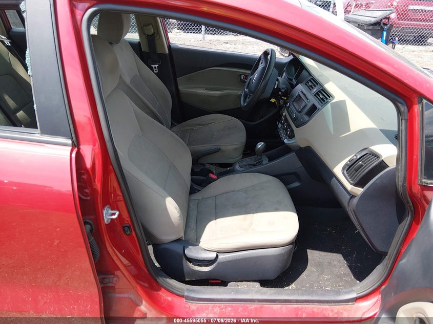 2015 Kia Rio VIN KNADM4A31F6462124 IAAI salvage auction — FRONT END, Salvage (Ohio), sold $625 on 2026-08-03 (photo 5)