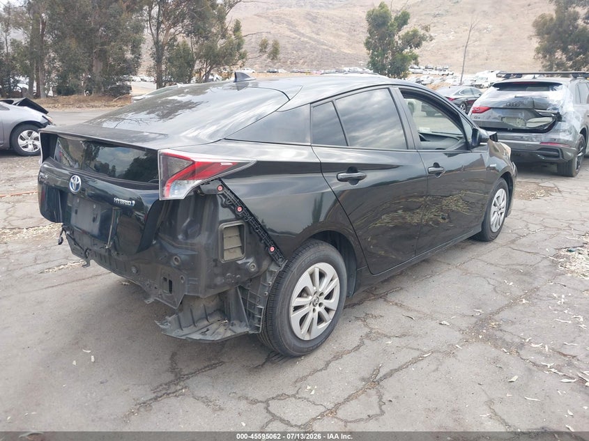 2017 Toyota Prius VIN JTDKBRFUXH3057222 IAAI salvage auction — FRONT & REAR, Salvage (California), sold $1,300 on 2026-07-17 (photo 4)
