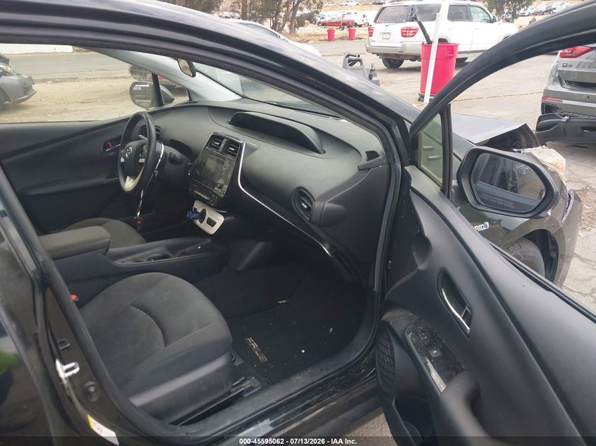 2017 Toyota Prius VIN JTDKBRFUXH3057222 IAAI salvage auction — FRONT & REAR, Salvage (California), sold $1,300 on 2026-07-17 (photo 5)